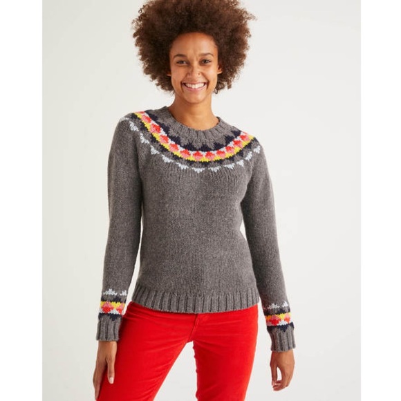 Boden Sweaters - Boden Cordelia Fair Isle Sweater S